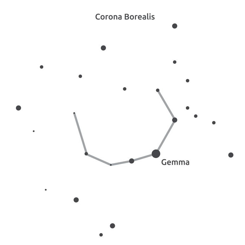 Masketo Mascherina naso/bocca in poliestere Corona Borealis 5 pezzi