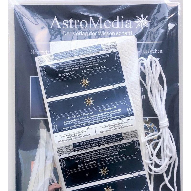 AstroMedia Mascherina naso/bocca kit per 5 pezzi