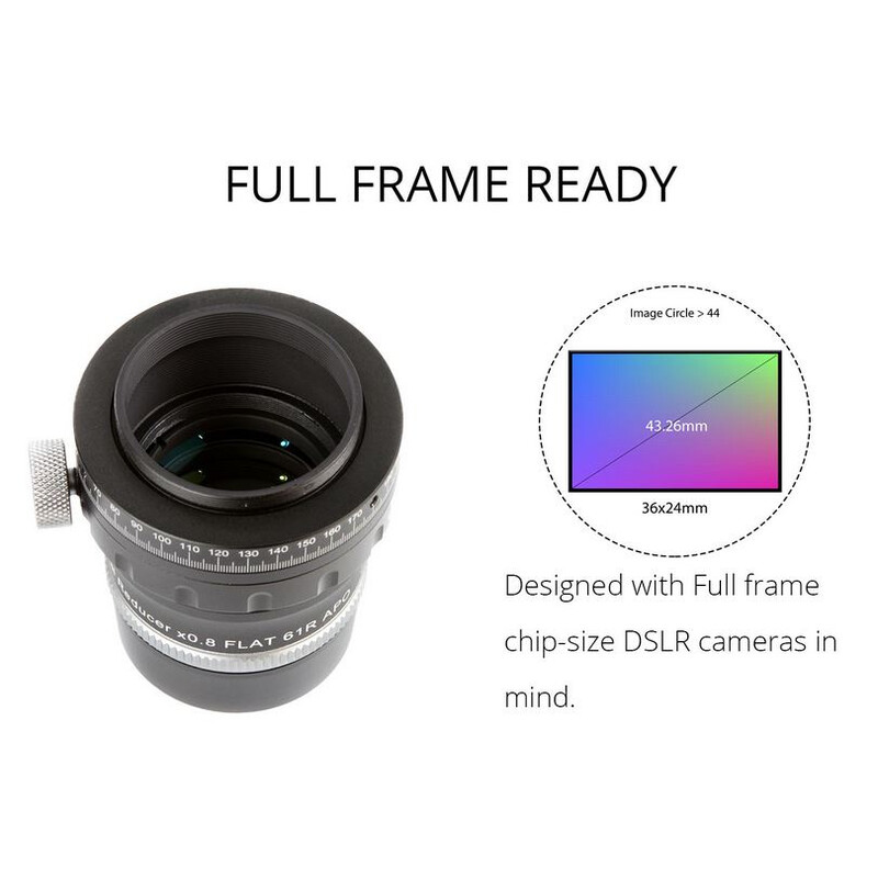 William Optics Flattener Reducer regolabile Flat61R per ZenithStar 61