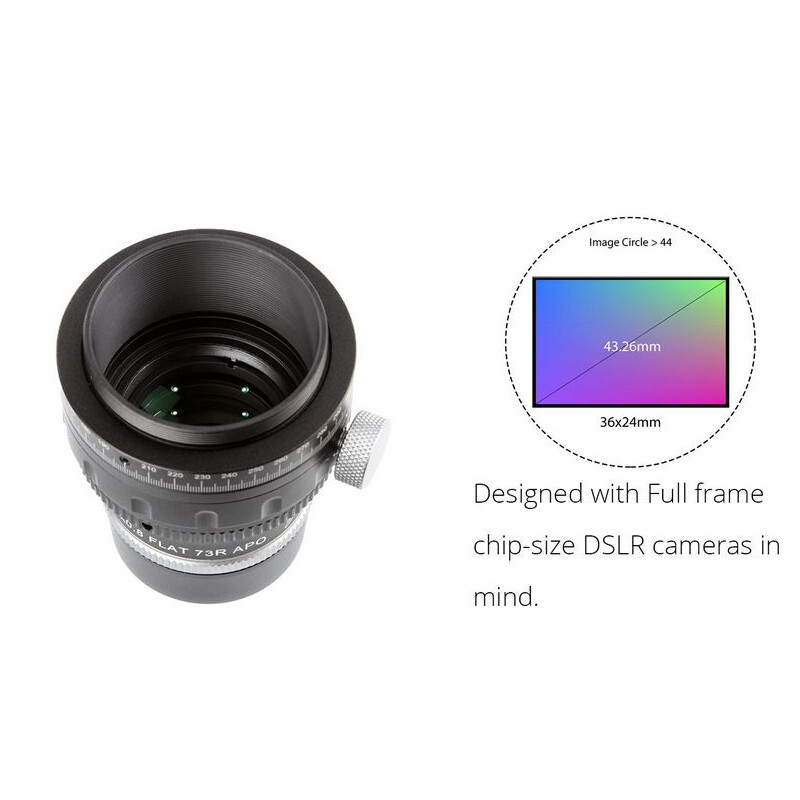 William Optics Flattener Reducer regolabile Flat73R per ZenithStar 73