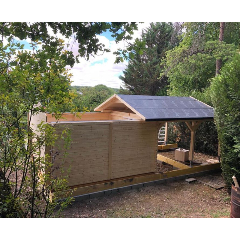 Dome Parts Osservatori con tetto a scorrimento GreenLine Mega con protezione del legno