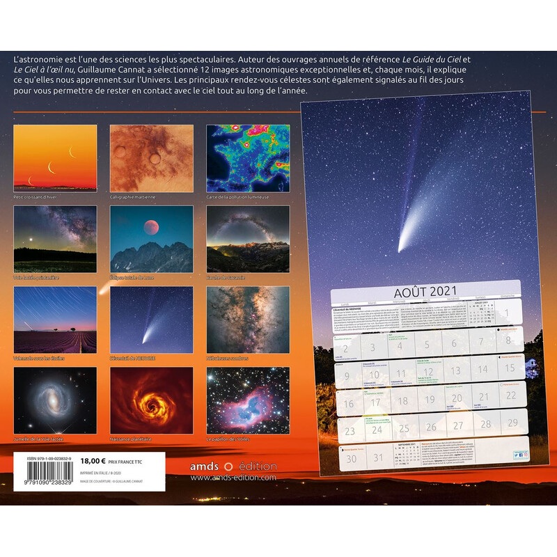 Amds édition  Calendario Astronomique 2021