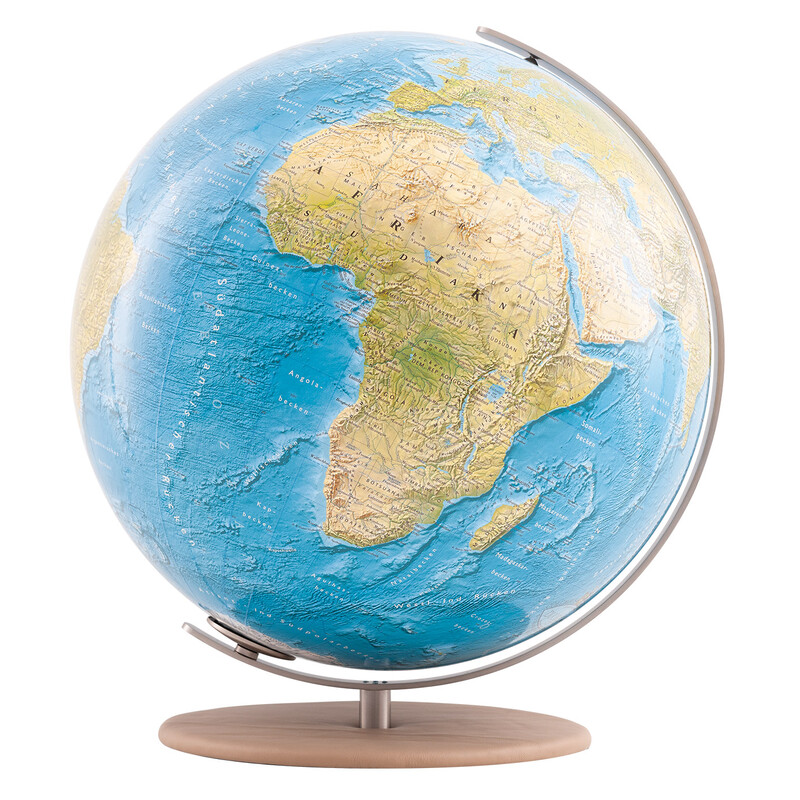 Columbus Globo Duorama 40cm in pelle liscia cammello