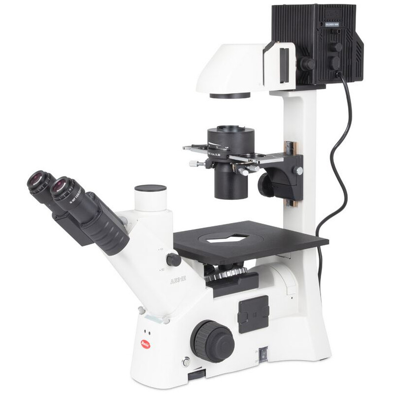 Motic Microscopio invertito AE31E trino, infinity, CCIS Plan 4x LWD, Ph10x/20x40x, 100W Hal