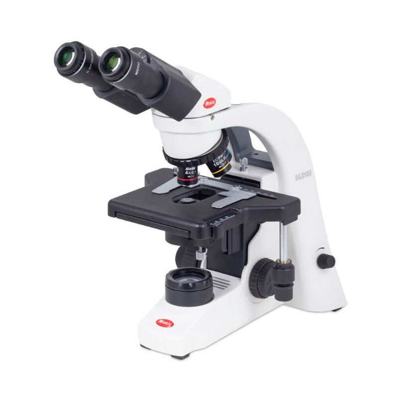 Motic Microscopio BA210E bino, infinity, EC- plan, achro, 40x-1000x Hal