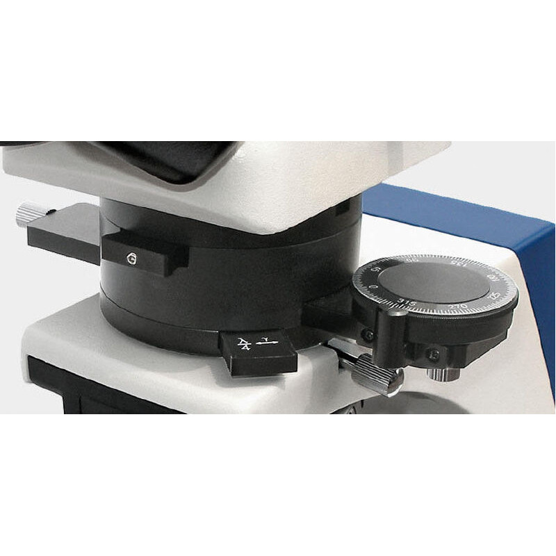 Kern Microscopio OPO 185, POL, trino, piano di inf., 40x-600x, luce incidente/trasparente, HAL, 100 W