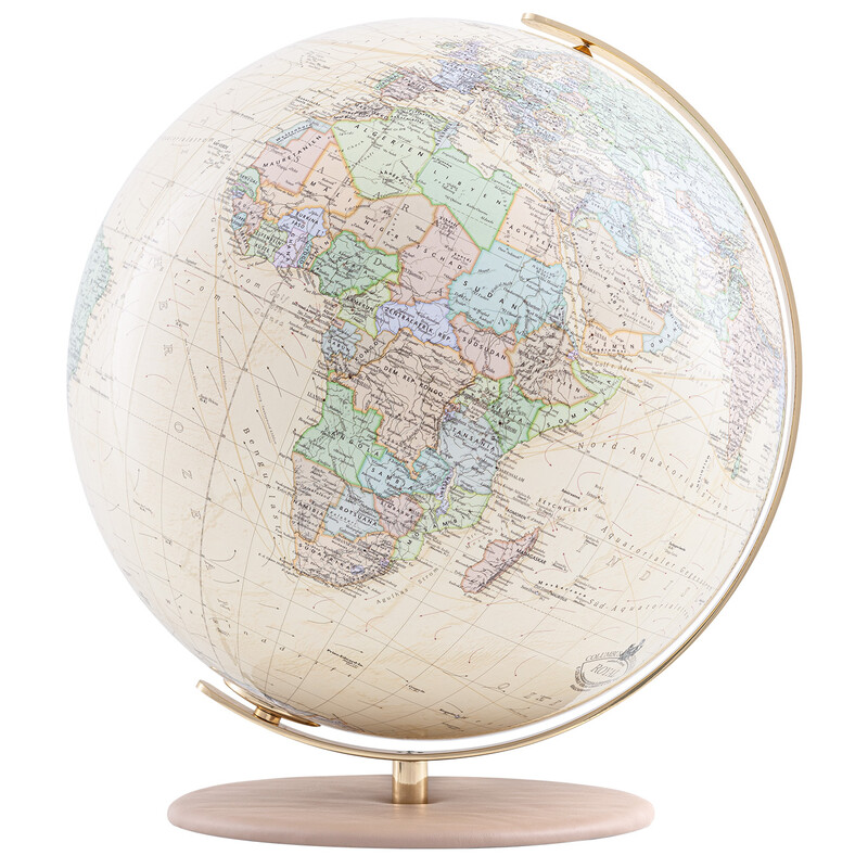 Columbus Globo Royal 40 cm in pelle liscia cammello