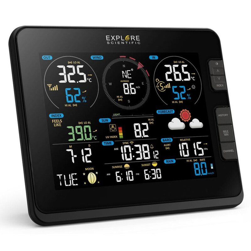 Bresser Stazione meteo Profi W-Lan Center 7in1