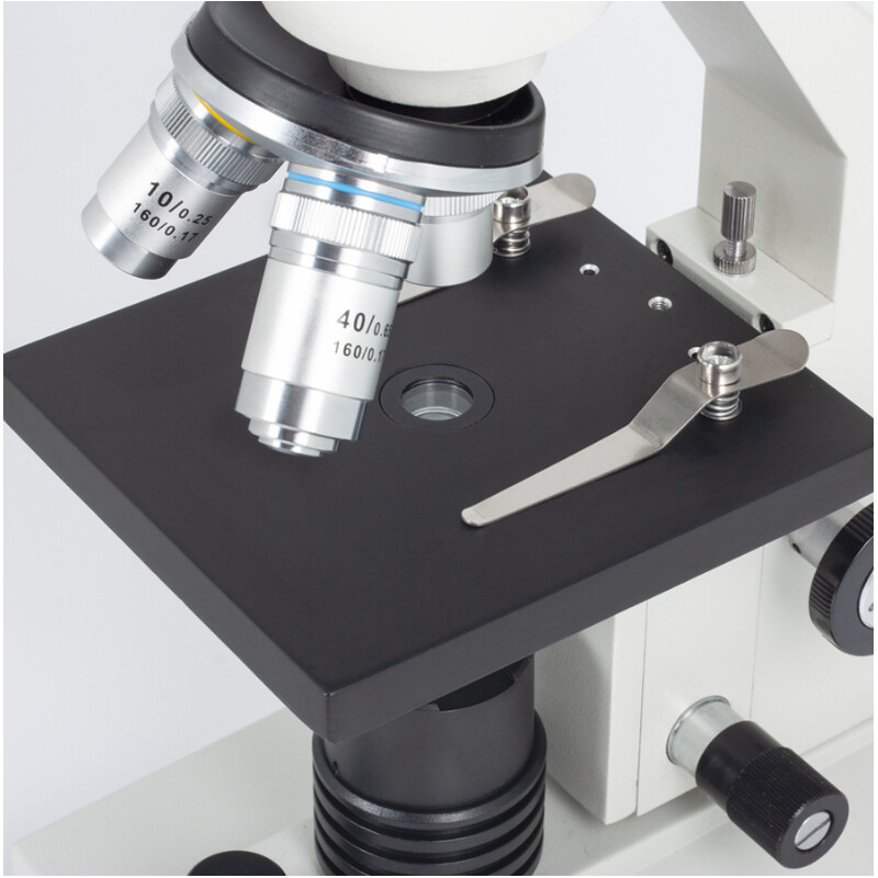 Motic Microscopio SFC-100 FLED, mono, DIN, achro, 40x-400x, LED, Accu