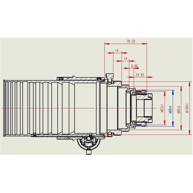 APM Rifrattore Apocromatico AP 152/1200 ED 3.7"-OAZ OTA