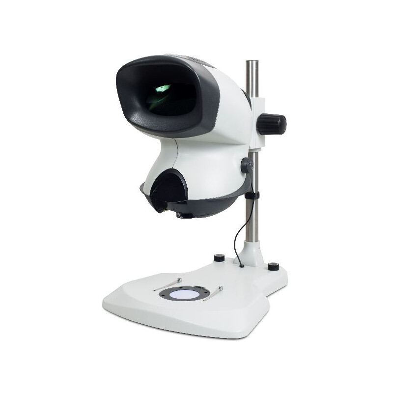 Vision Engineering Microscopio stereo zoom MANTIS Elite TS, ME-TS, Testa,  Luce trasmessa e trasmessa, LED, Stativo a colonna, con torretta a 2 posizioni,  2-20x, senza obiettivi