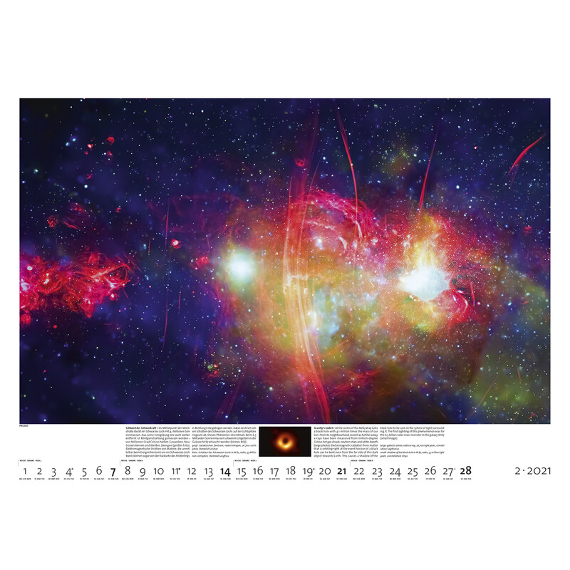 Palazzi Verlag Calendario Sternzeit 2021
