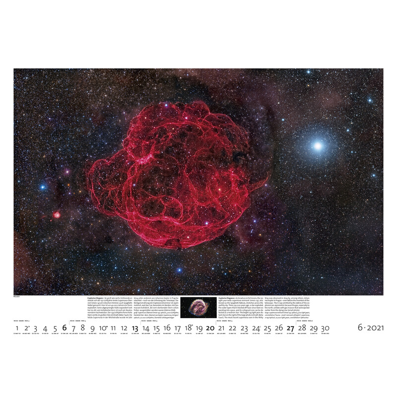 Palazzi Verlag Calendario Sternzeit 2021