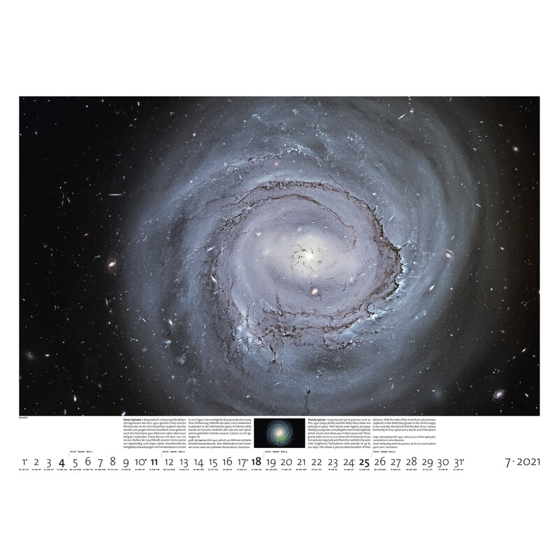 Palazzi Verlag Calendario Sternzeit 2021