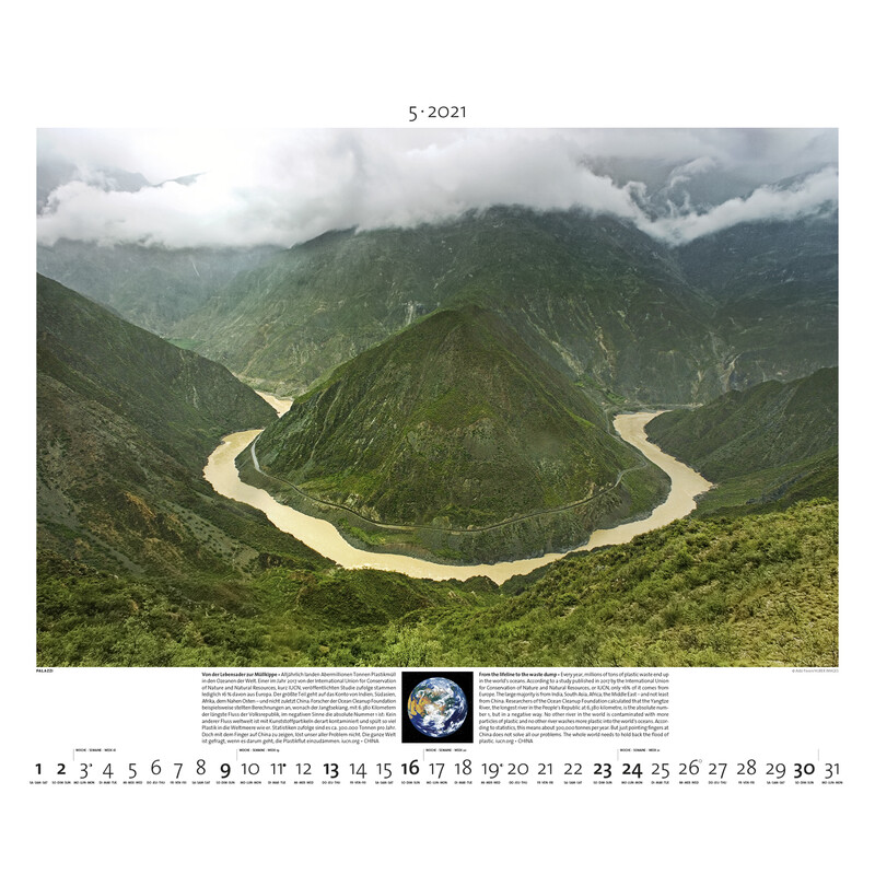 Palazzi Verlag Calendario Planet Erde 2021