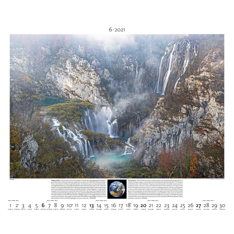 Palazzi Verlag Calendario Planet Erde 2021