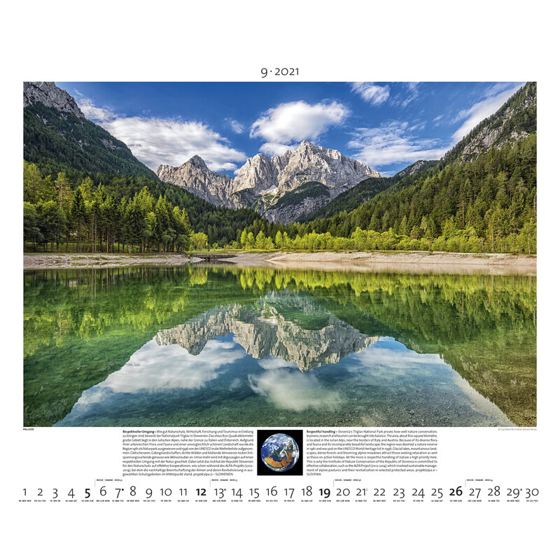 Palazzi Verlag Calendario Planet Erde 2021