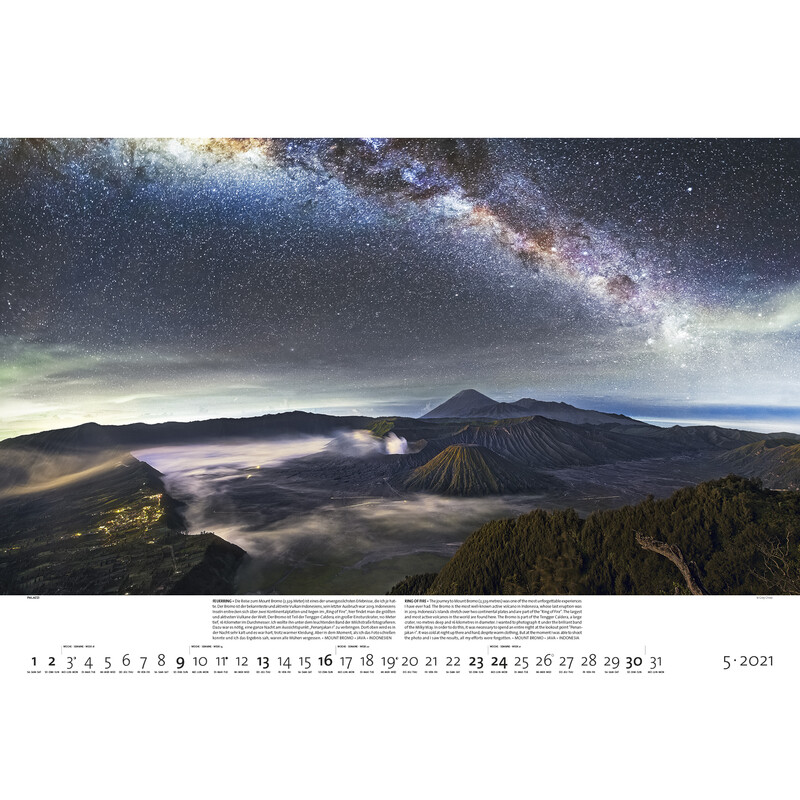Palazzi Verlag Calendario Mondi notturni 2021
