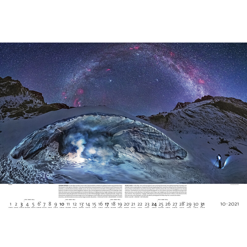 Palazzi Verlag Calendario Mondi notturni 2021