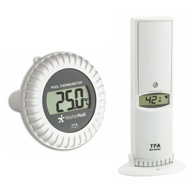TFA Trasmettitore Thermo-Hygro con trasmettitore per piscina WEATHERHUB