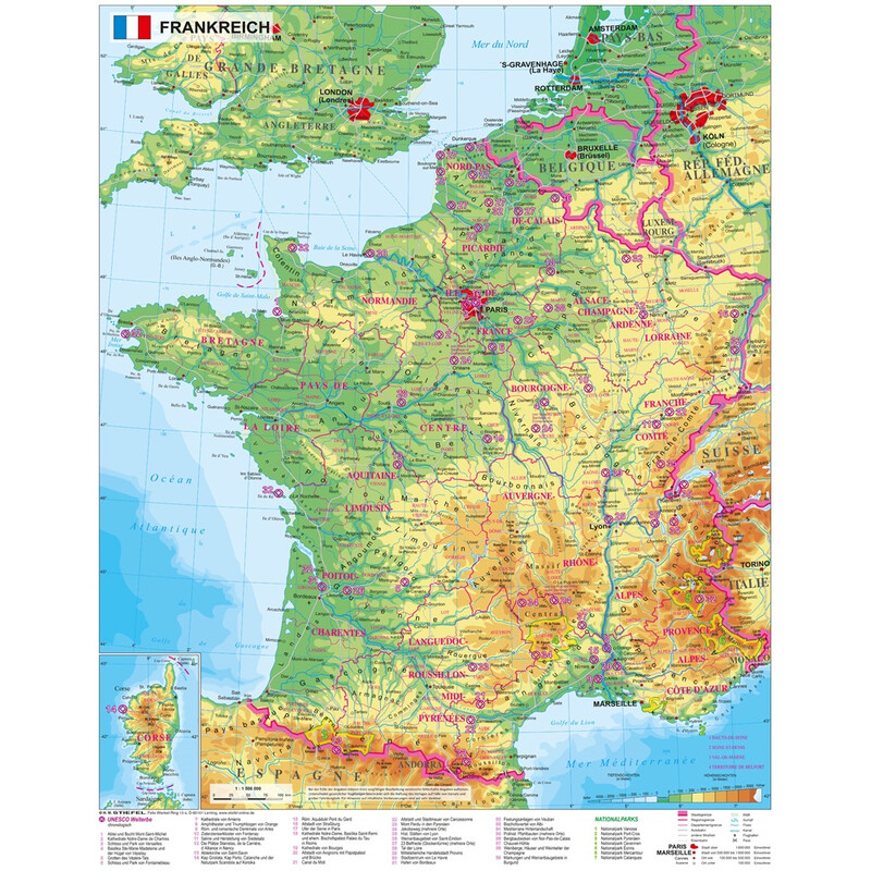 Stiefel Mappa Francia