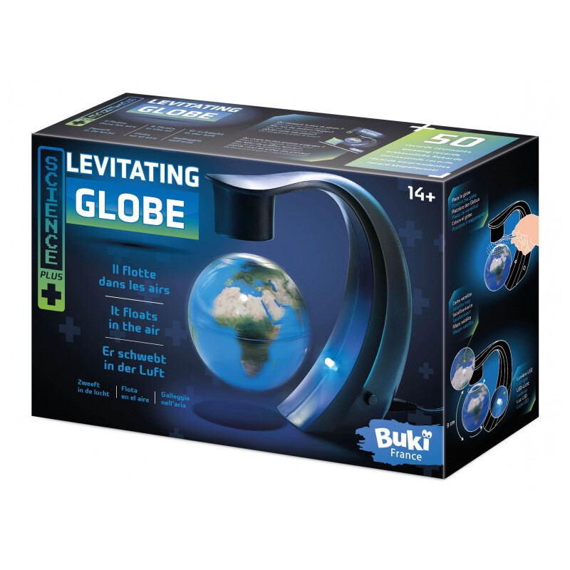 Buki Globo per Bambini Levitating Globe 8cm