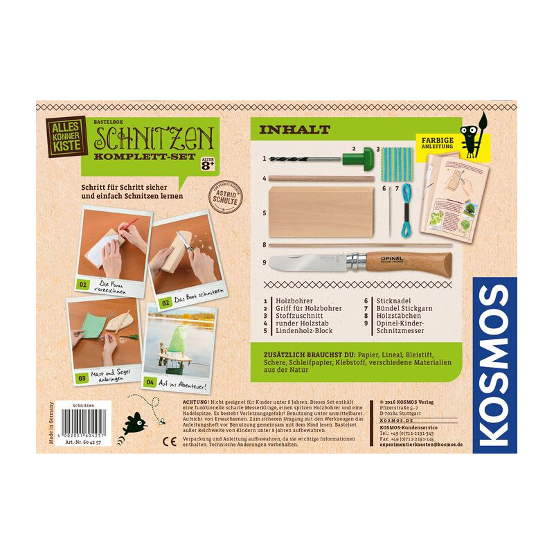 Kosmos Verlag Set completo per l'intaglio