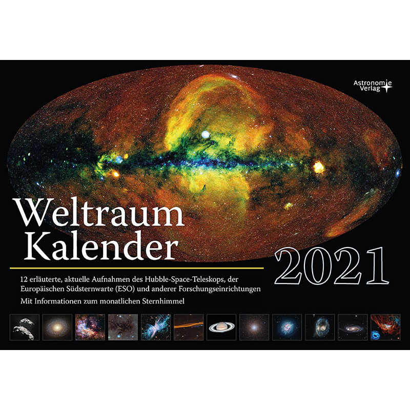 Astronomie-Verlag Calendario Weltraum-Kalender 2021