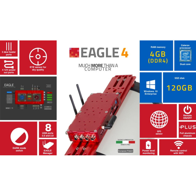 PrimaLuceLab Unità di controllo per astrofotografia EAGLE4 PRO