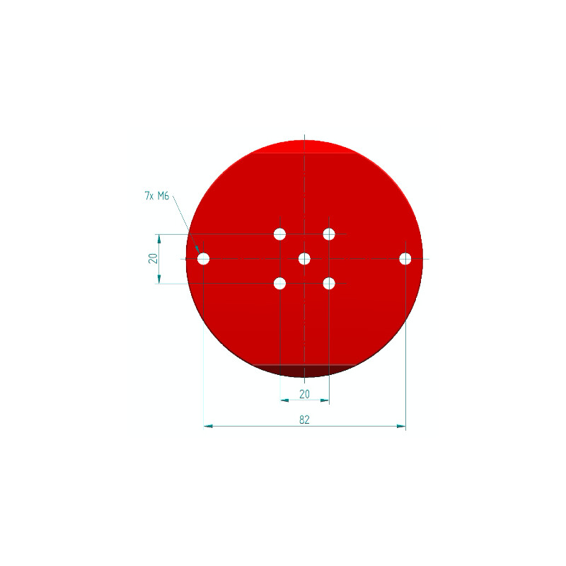 PrimaLuceLab Adapter Plate Skywatcher HEQ5 PLUS