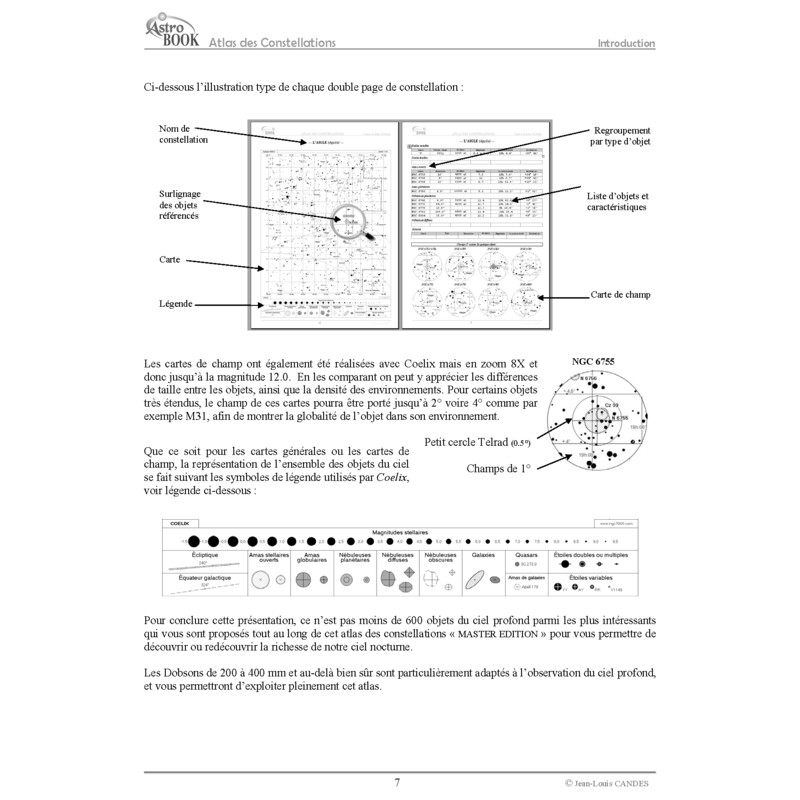 Astrobook Atlante Atlas des Constellations Master Édition