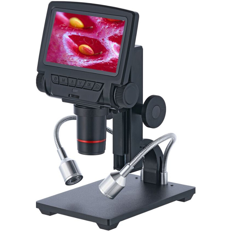 Levenhuk Microscopio DTX RC3, Digitale, 5-15x opt., -260x digit.