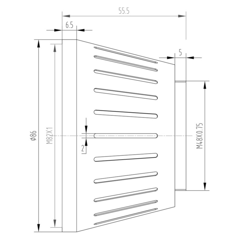 Omegon _ Adattatore M82-M48