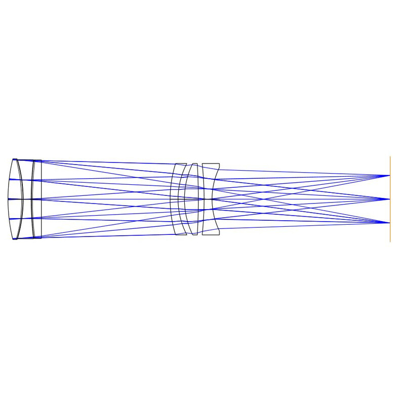 Omegon Rifrattore Apocromatico Pro APO AP 40/180 OTA