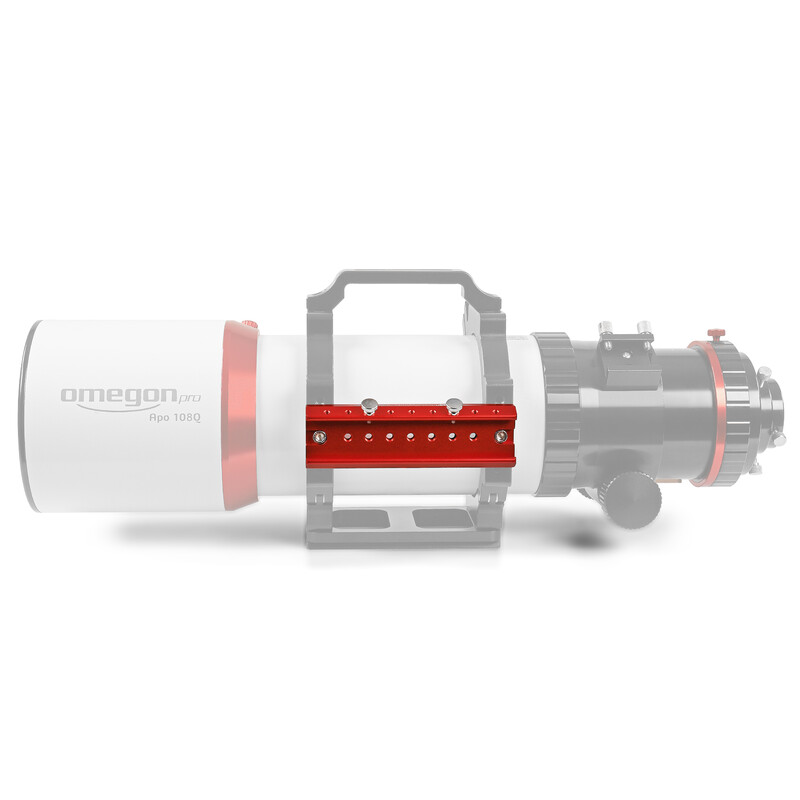 Omegon Binario di montaggio per cercatore per 108/600 Quintupletto APO