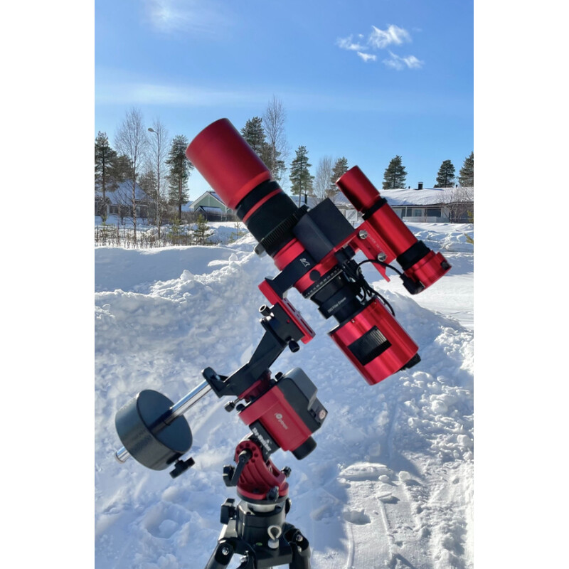 Giuneuow Piastra Guida A Coda Per Telescopio – Distanziatore In Alluminio Nero, 31x45mm, Per Cercatore Astronomico