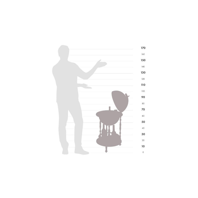Zoffoli living Globo bar Vulcano 42 cm