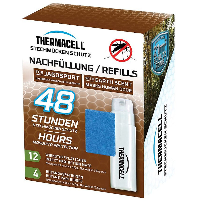 Thermacell Ricarica repellente per zanzare 48 ore Profumo di Terra Caccia