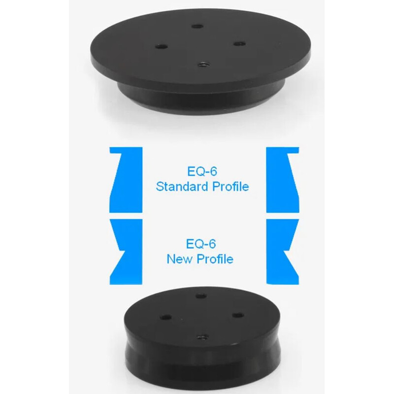 ADM Morsetto a coda di rondine GP-Level per montatura Skywatcher EQ-6