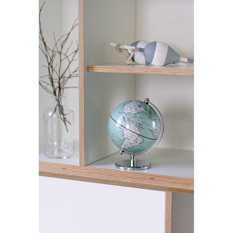 TROIKA Mini Globo Gagarin Pastello Turchese 13cm