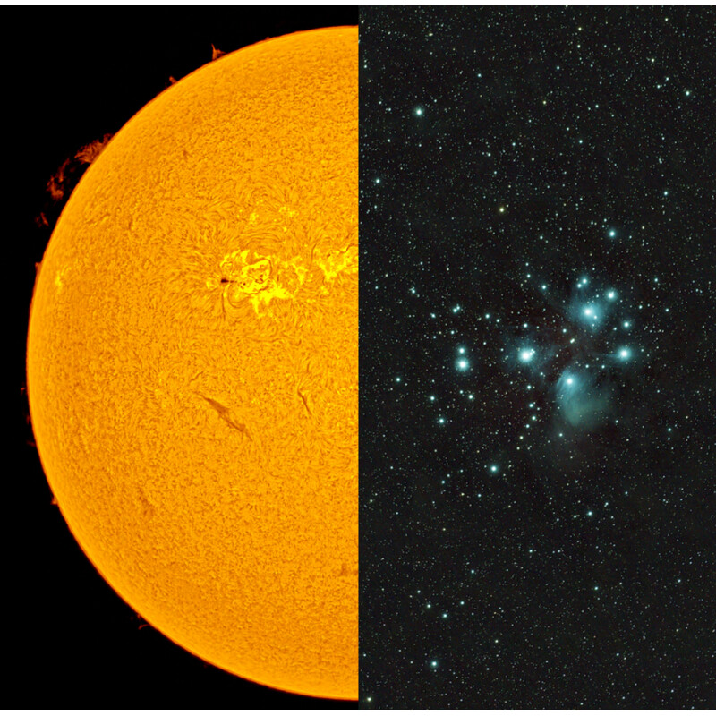 Lunt Solar Systems Telescopio Solare ST 70/420 LS60MT Ha B600 Allround OTA