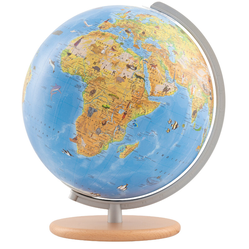 Columbus Globo per Bambini La nostra Terra con penna esplorativa 26 cm