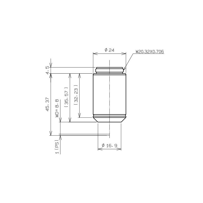 Evident Olympus Obiettivo CACHN10x IPC/0.25 (CACHN10XIPC-1-7)