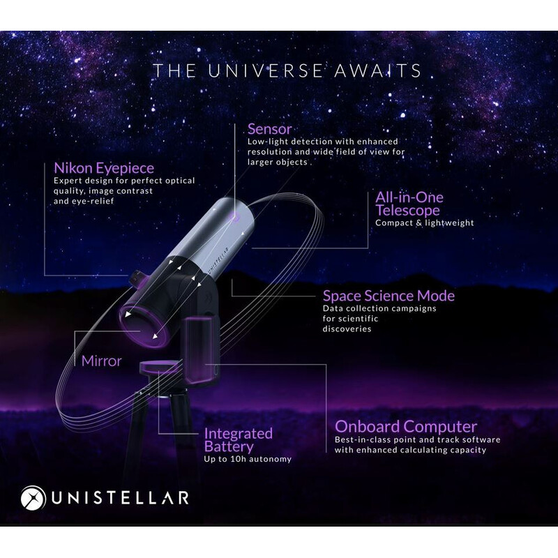 Unistellar Telescopio N 114/450 eVscope 2