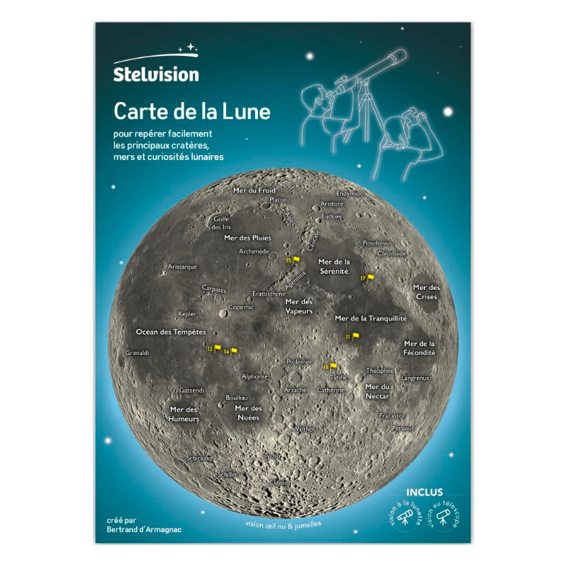 Stelvision Atlante Carte de la Lune