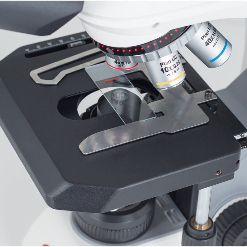 Motic Microscopio Panthera C2 Trinoculare, infinity, plan, achro, 40x-1000x, 10x/22mm, Halogen/LED