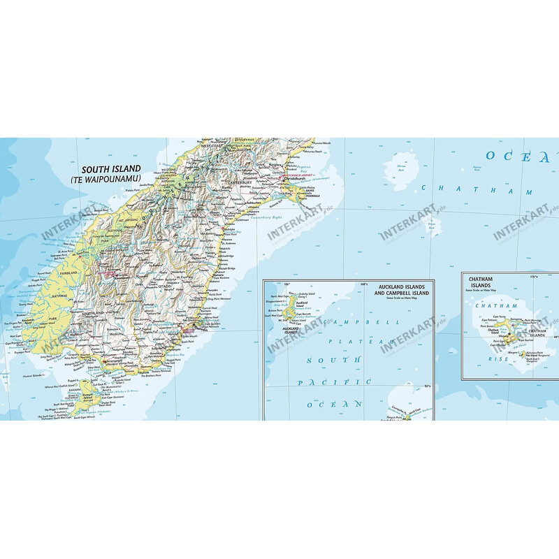 National Geographic Mappa Nuova Zelanda (60 x 77 cm)