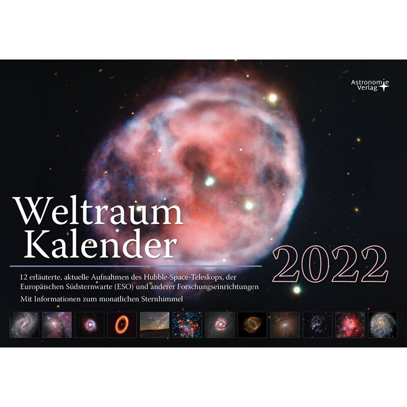 Astronomie-Verlag Calendario Weltraum-Kalender 2022