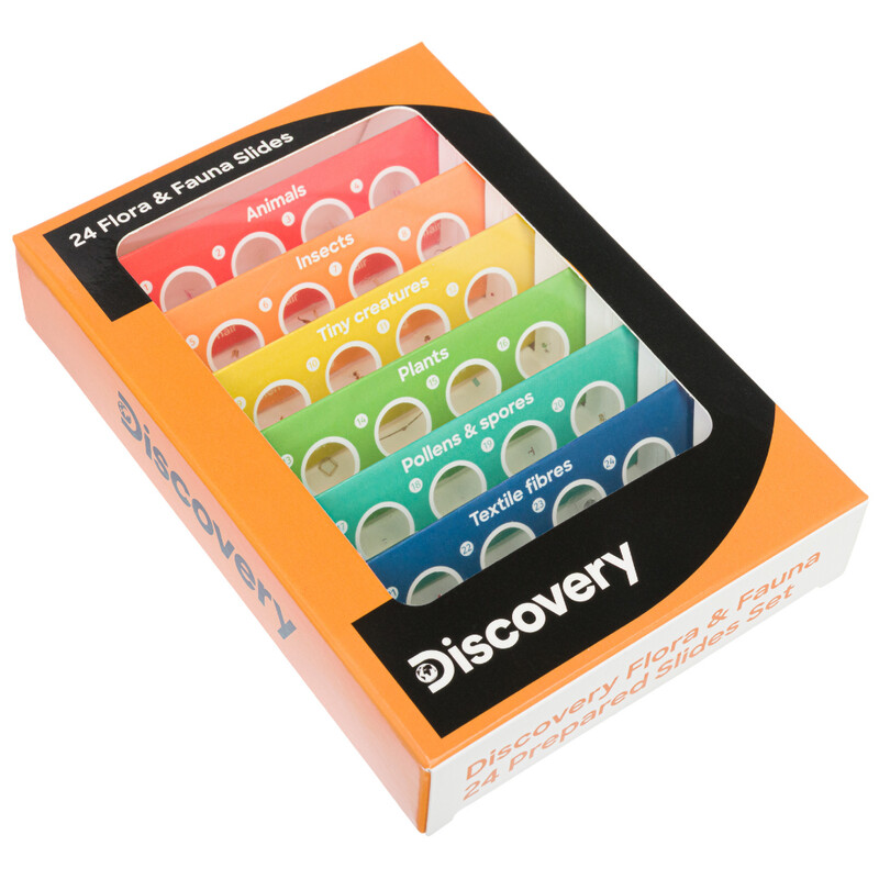 Discovery Set di 24 campioni permanenti Flora/Fauna