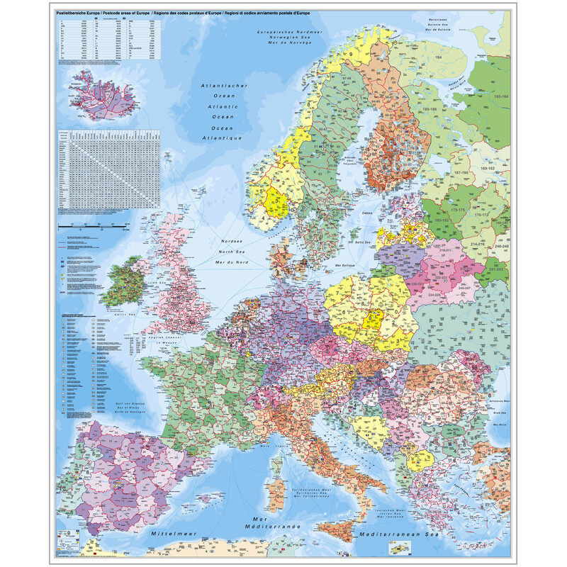 Stiefel Carta continentale Europa CAP (97 x 119 cm)